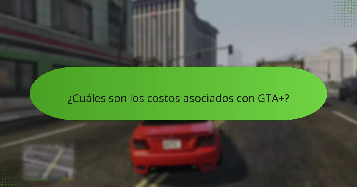 ¿Cómo se compara GTA+ con otros servicios de suscripción?