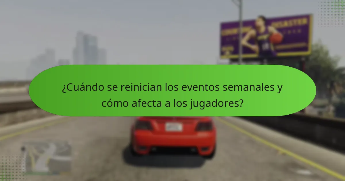 ¿Cuáles son los beneficios de participar en eventos semanales?